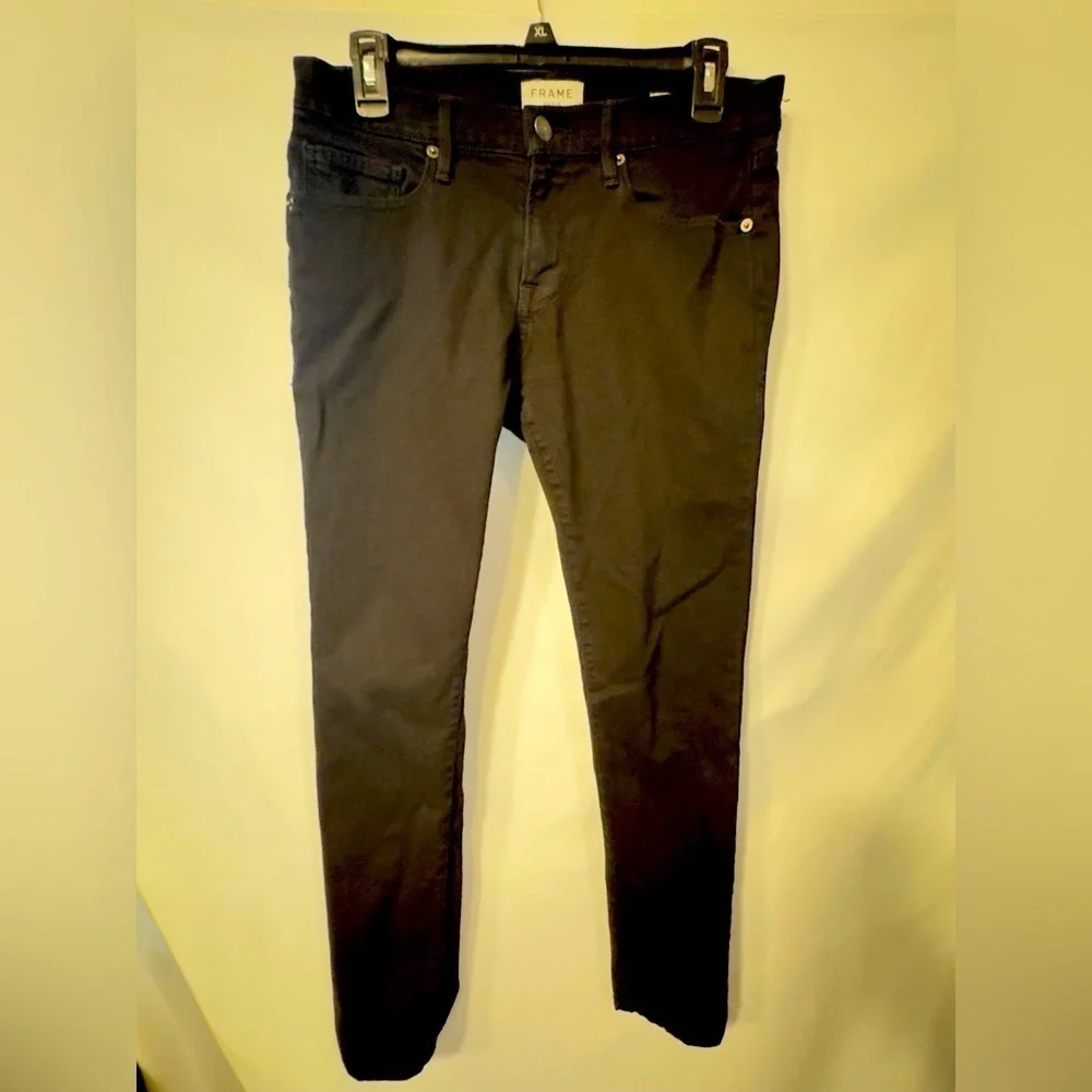 Mens FRAME jeans size 29” in Noir RN 139021 CUT# 1750 STYLE: LMHK795 NOIR